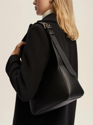 Emme Marella Women's Winged Shoulder Bag Black