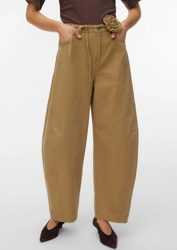 Vero Moda - Jeans Donna Kaitlin Marrone Kelp