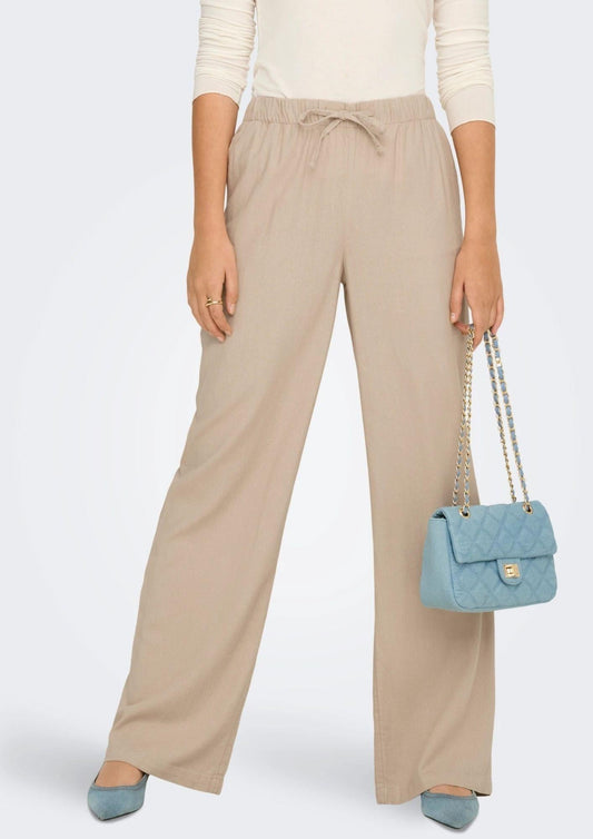 Only - Women's Goa Trousers Beige