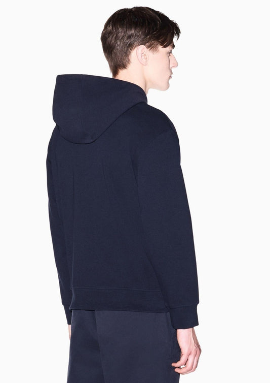 Armani Exchange - Felpa Uomo Blu Navy