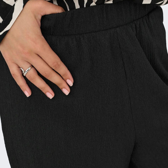 Jacqueline De Yong JDYDEBBIE Pantaloni Wide Fit Donna Nero 15352943 Black JACQUELINE DE YONG 