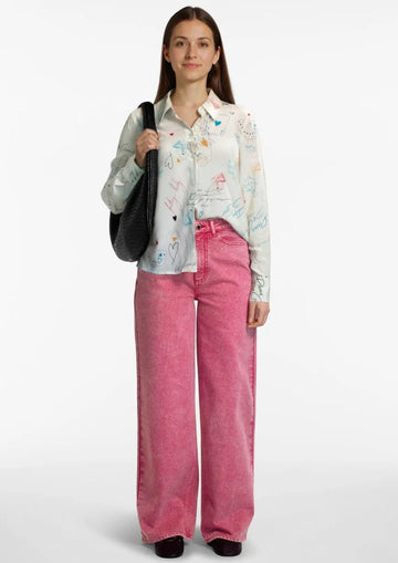 Vila - Camicia Donna Debbie Bianca
