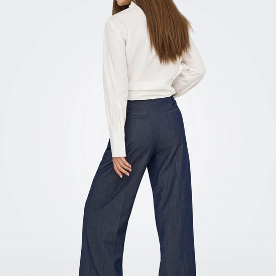 Jacqueline De Yong Pantalone Donna Anthony Blu Denim 15358635 Dark Blue Denim JACQUELINE DE YONG 