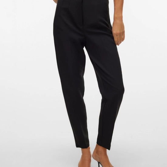 Vero Moda VMLINA Vita alta Pantaloni Donna Nero 10309140 BLACK VERO MODA 