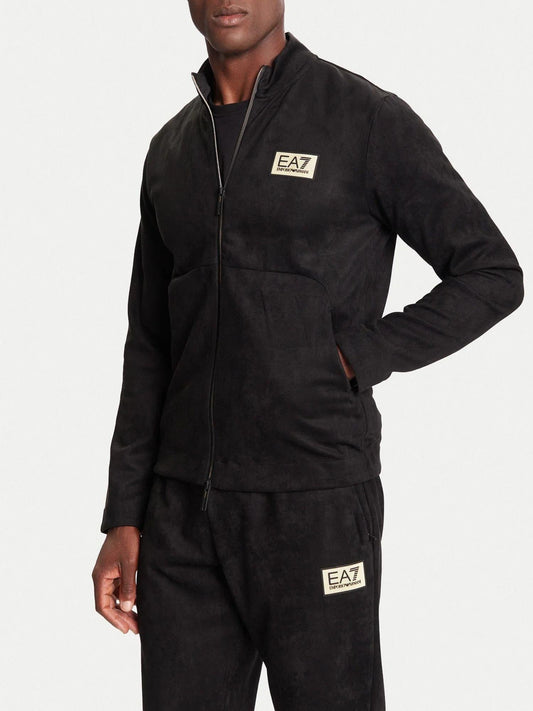 Felpa Uomo full zip Nero