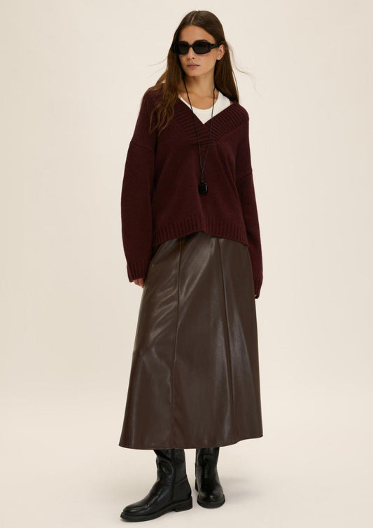 Emme Marella Women's Ondina Sweater in Bordeaux