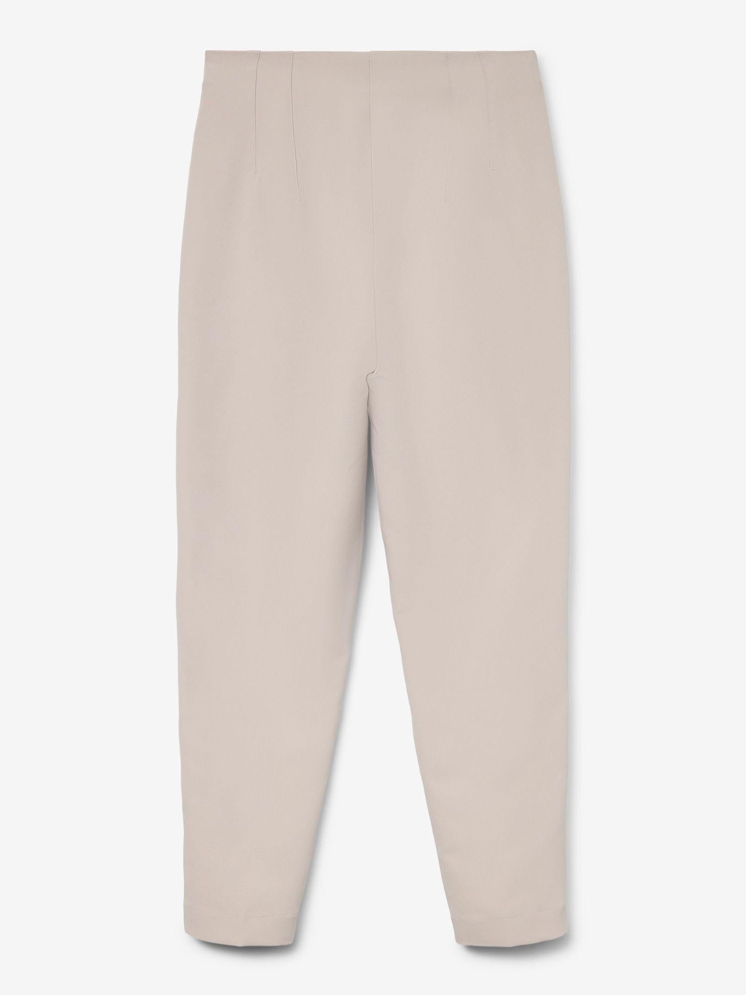 Vero Moda Pantaloni Donna Lina A Vita Alta Silver Cloud 10309140 Silver Cloud VERO MODA 