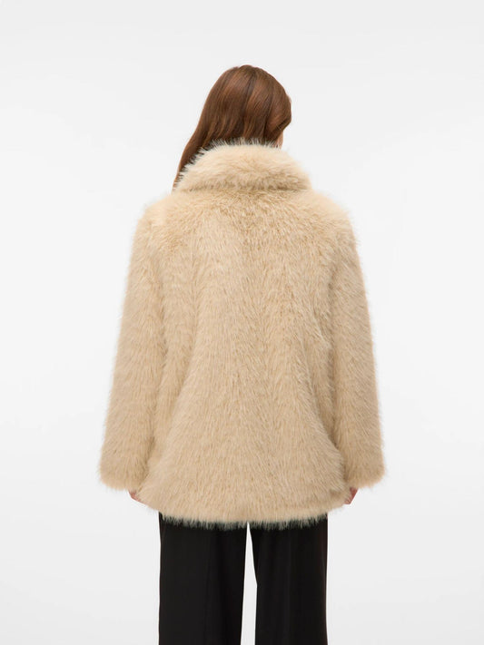 Vero Moda Giacca Invernale Donna VMGLORIA Grey Oatmeal