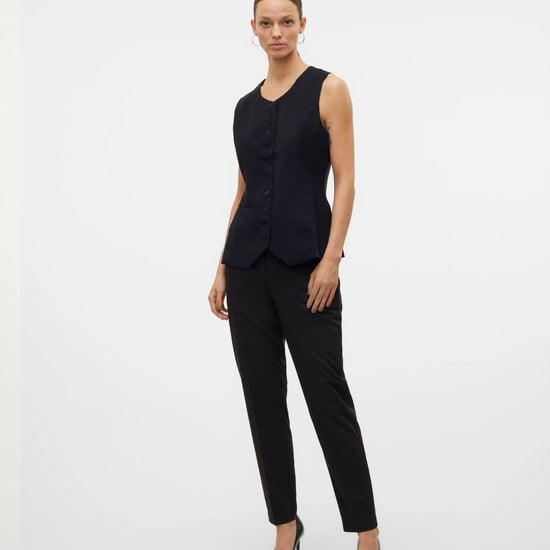 Vero Moda Pantaloni Formali Donna Nila Nero 10320940 Black VERO MODA 