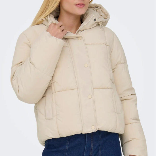 Jacqueline De Yong Giacca Invernale Donna Wonder Crema 15353998 Moonbeam JACQUELINE DE YONG 