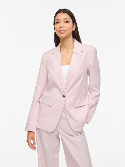 Vila - Blazer monopetto Donna Cherry Blossom kemba