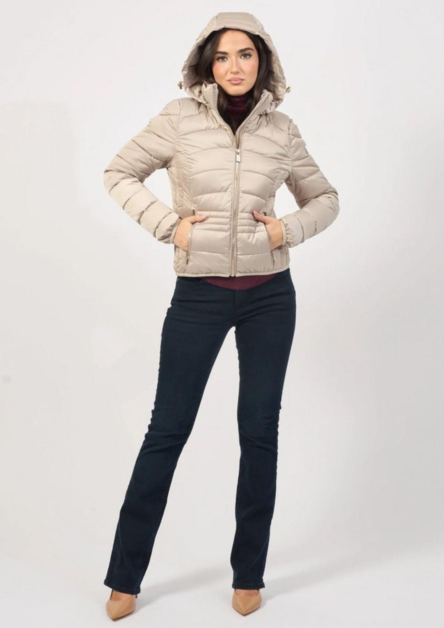 Giubbino Yes Zee Donna Beige J007 M800 0222 YES ZEE 