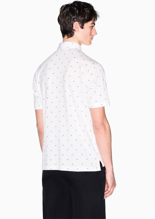 Armani Exchange Men's White Polo Shirt