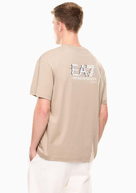 EA7 Emporio Armani - Men's Beige T-Shirt