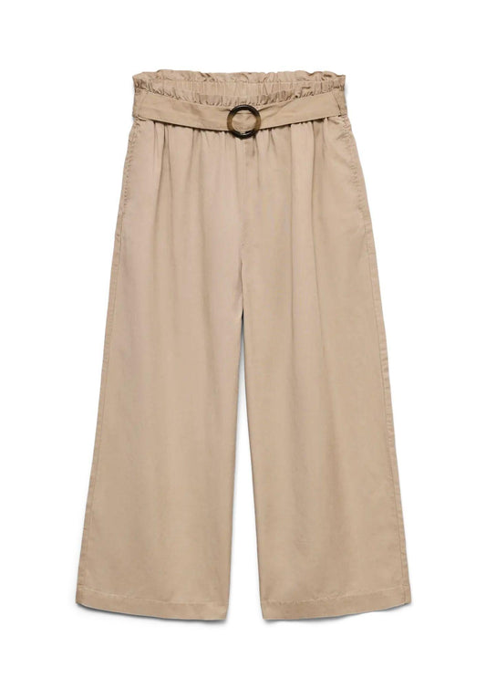 Vero Moda - Women's Trousers Bree Silver Mink Brown