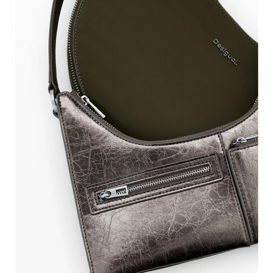 Desigual Borsa media bicolore rimovibile Donna Verde 25WAXPAH 4091 DESIGUAL 