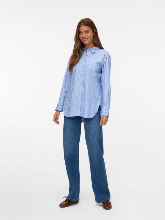 Vero Moda - Women's Shirt Hydrangea Ella Snow White Black elina