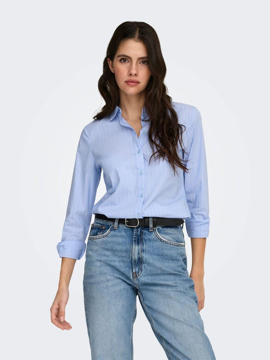 Jacqueline De Yong - Women's Shirt Cashmere Blue my