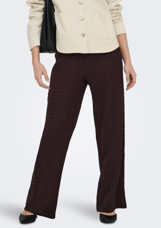 Only - Women's Trousers Deep Mahogany