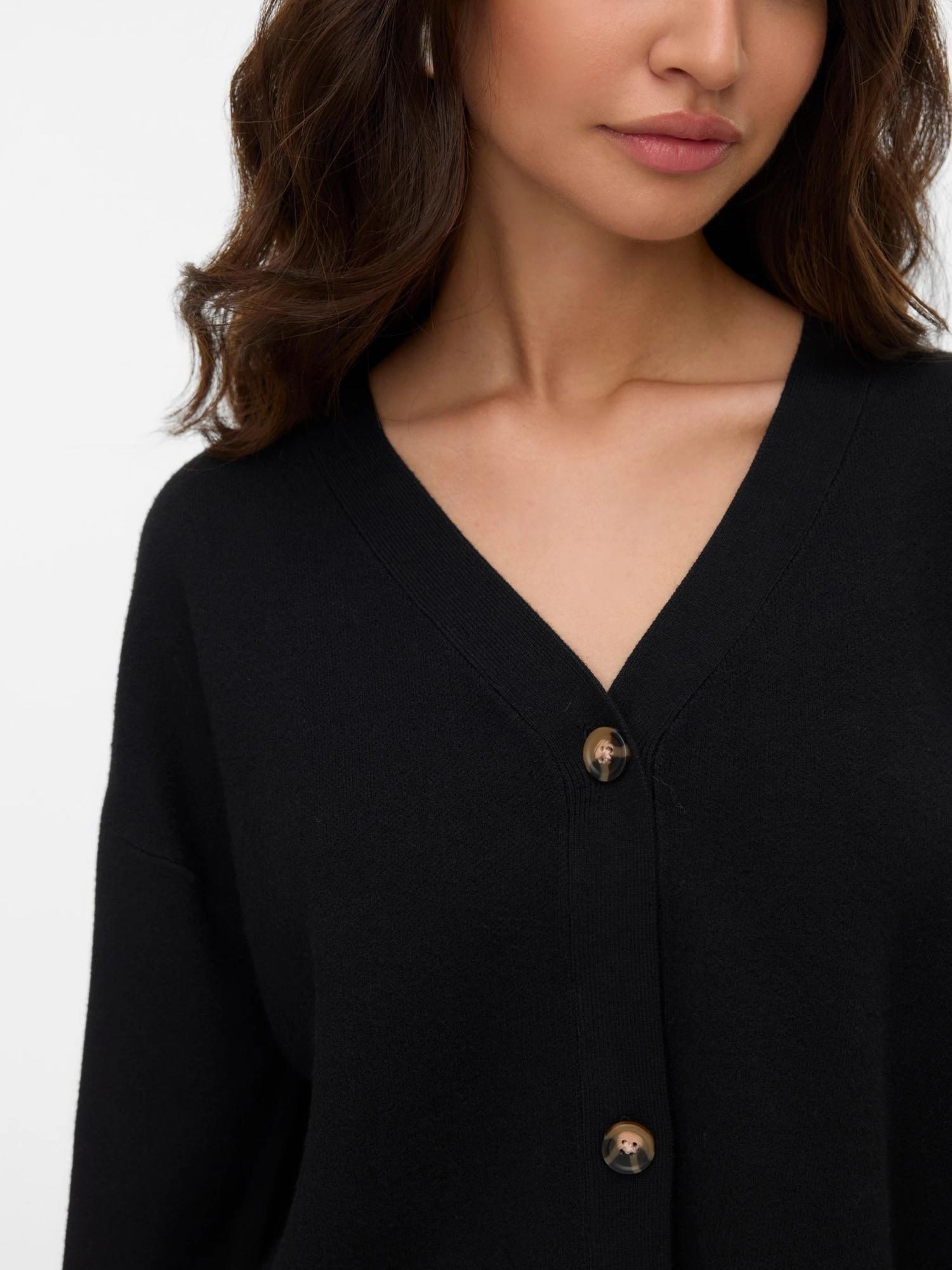 Vero Moda VMSABA Cardigan in Maglia Donna Nero 10331794 Black VERO MODA 