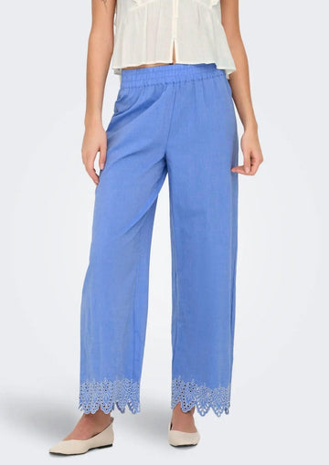 Only - Pantalone Donna Paula Blu