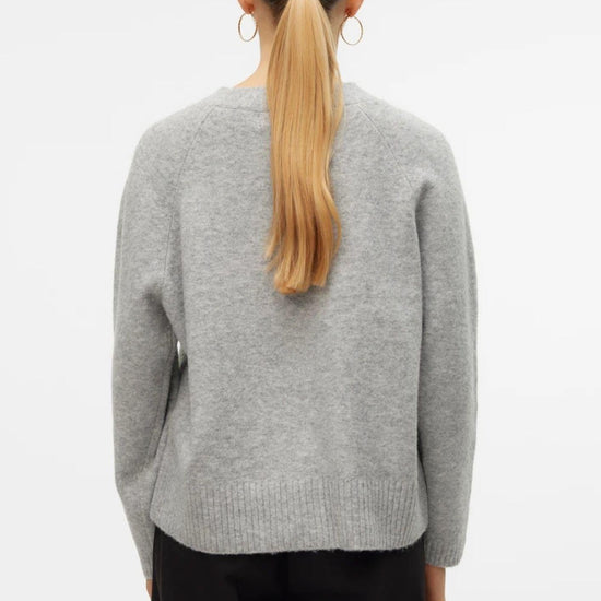 Vero Moda Cardigan Donna Boom Grigio 10320457 Light Grey Melange VERO MODA 