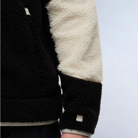Napapijri Felpa in Pile con Zip Uomo Yupik Multicolour NP0A4GNT MCB NAPAPIJRI 