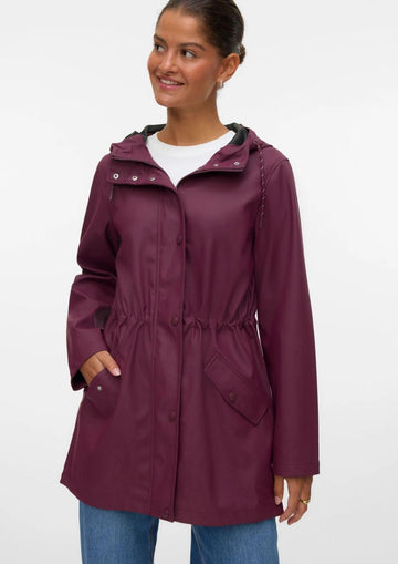 Vero Moda Women's Malou Bordeaux Winter Jacket