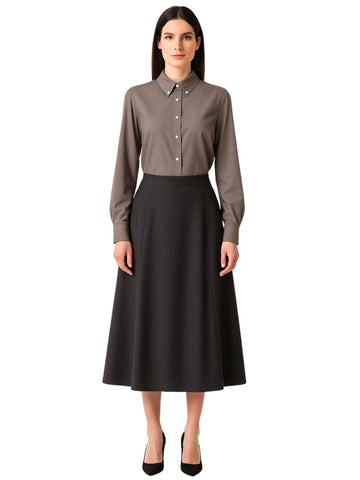 Emme Marella Camicia Donna Fleres Grigio Chiaro