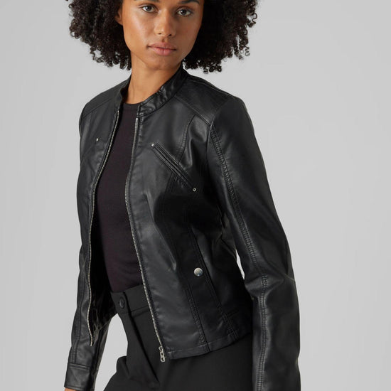 Vero Moda Giacca Biker Donna VMFAVODONA Nero 10288555 Black VERO MODA 