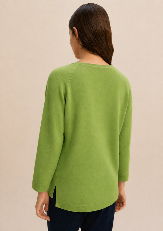 Emme Marella - Women's ghiglia Meadow Green Sweater