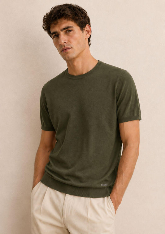Cranberry - Maglia Uomo Verde Militare