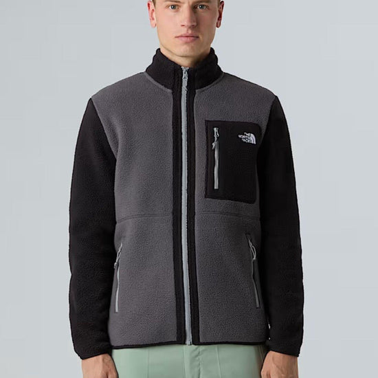 The North Face Giacca in pile Yumiori con cerniera integrale Uomo Anthracite Grey TNF Black Monument Grey NF0A883R WVO THE NORTH FACE 