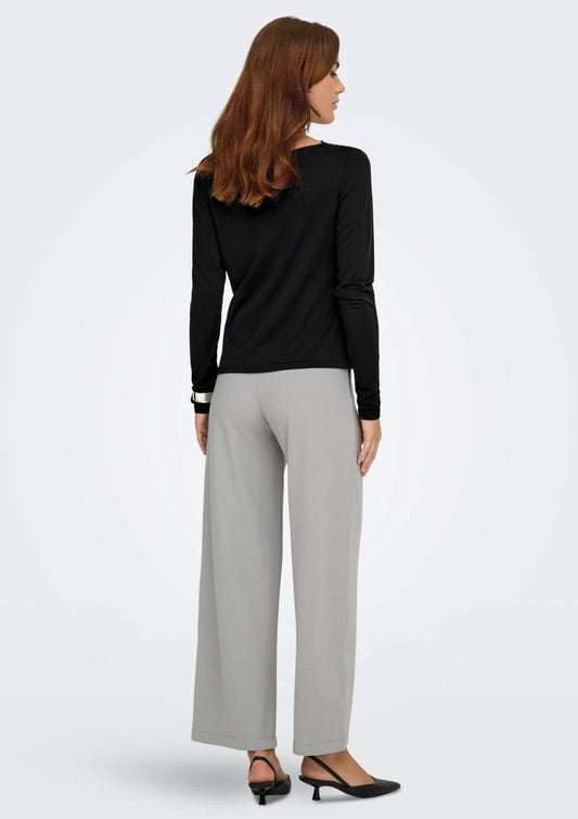 Jacqueline De Yong Women's Ester Black Sweater