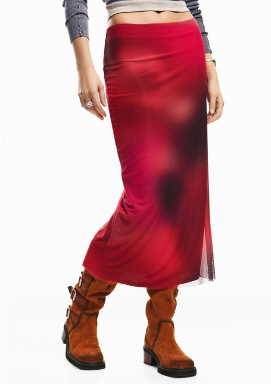 Desigual - Gonna Donna Falasmee Rossa