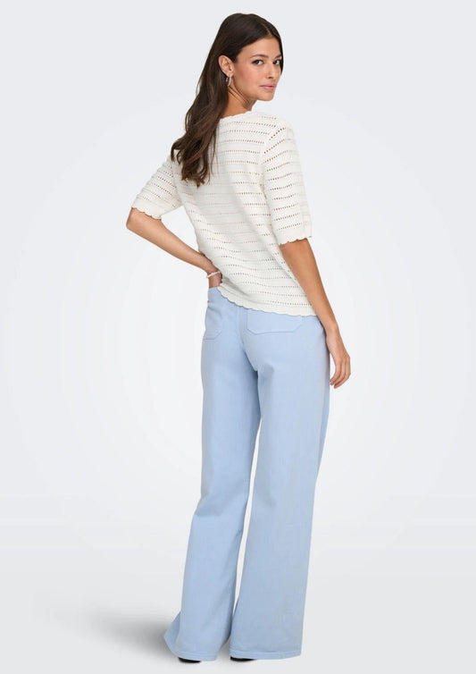 Jacqueline De Yong - Women's Cardigan Tanja White