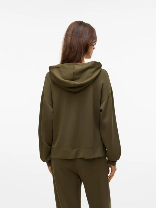 Vero Moda Felpa Con Cappuccio Donna Hali Grape Leaf