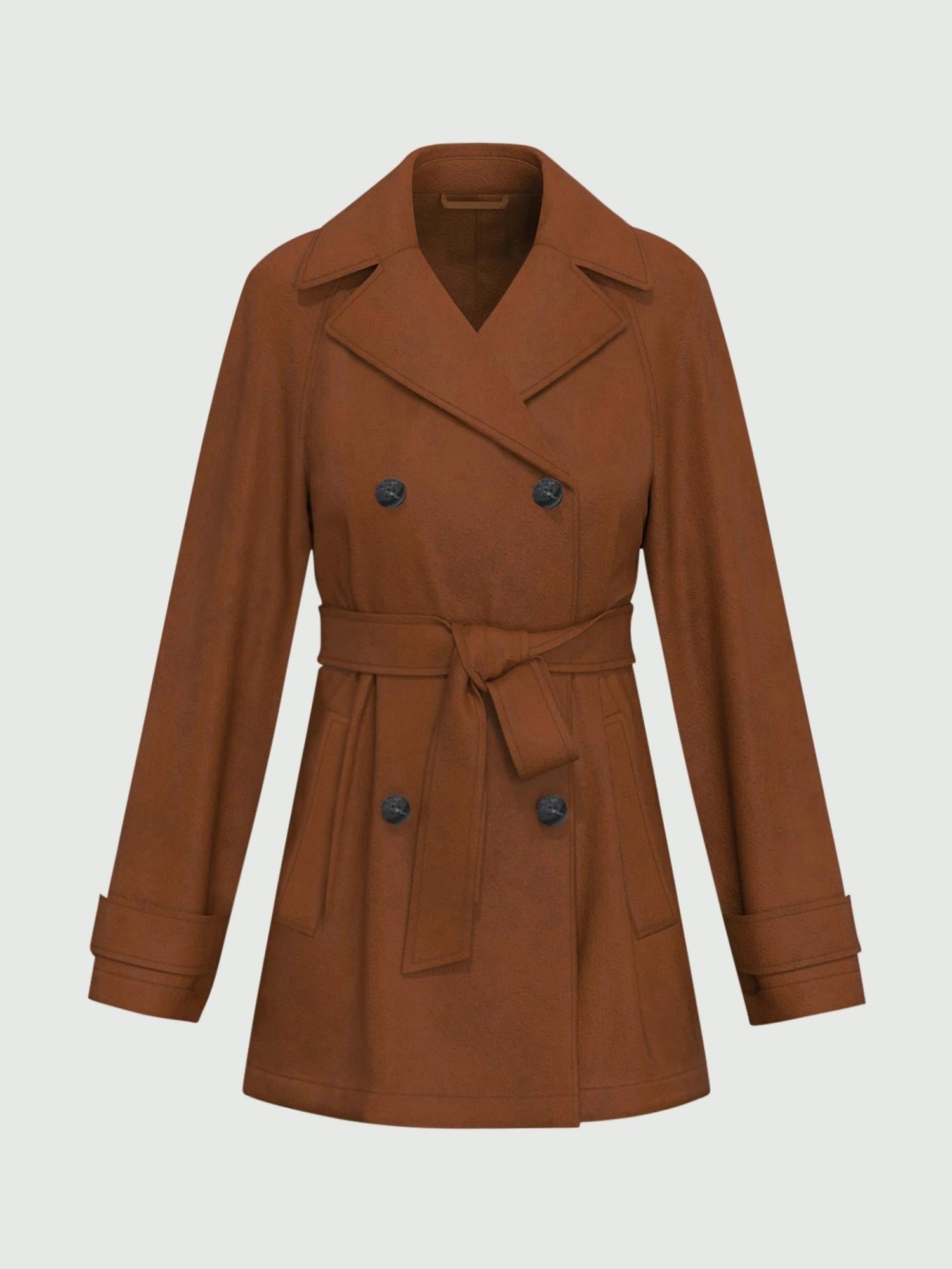 Emme Marella Trench in jersey Team Donna Cioccolato 2525906011200 004 EMME MARELLA 