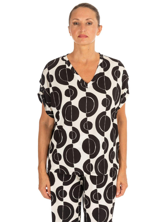 Diana Gallesi - Maglia Donna Bianca e Nera