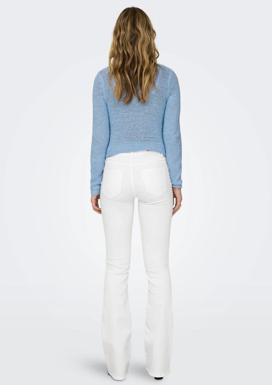 Only - Women's Blush White Jeans