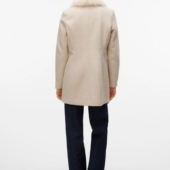 Vero Moda Giacca Invernale Donna Autumn Beige 10331559 Oatmeal MELANGE VERO MODA 