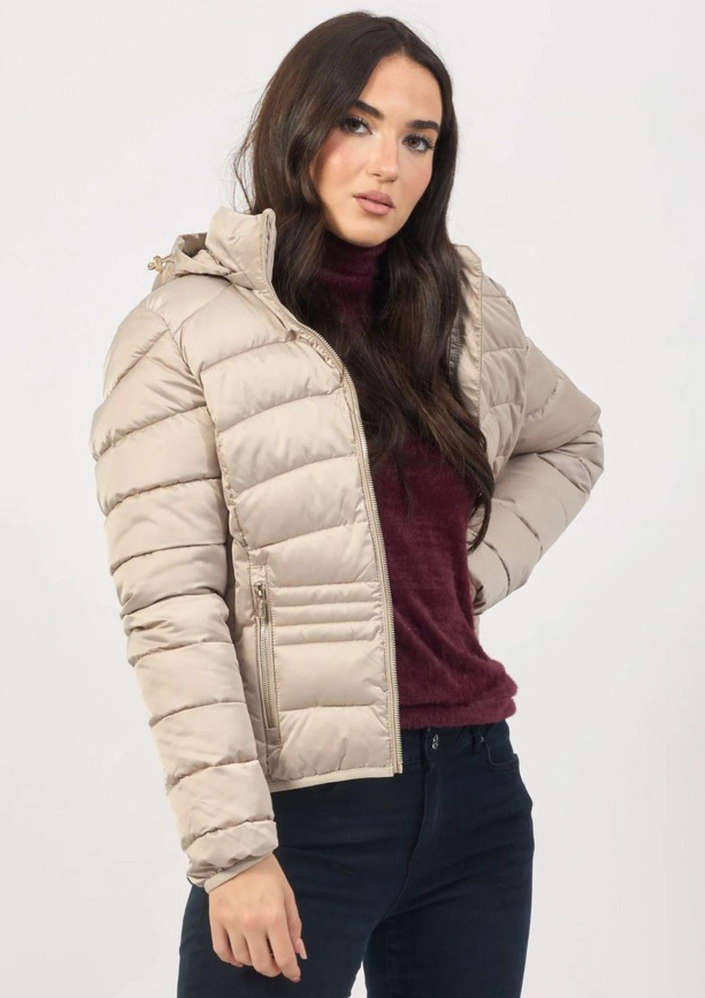 Giubbino Yes Zee Donna Beige J007 M800 0222 YES ZEE 