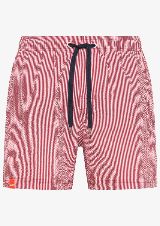 Sun68 - Costume Uomo Bianco e Rosso