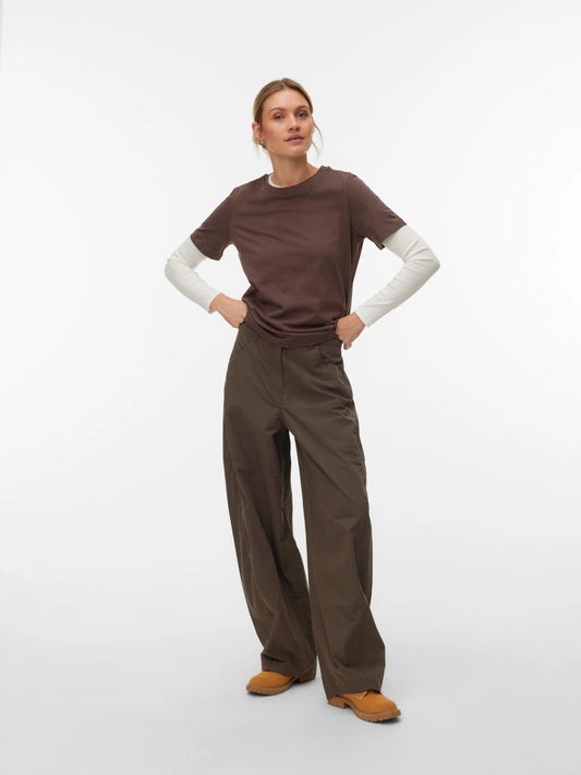 Vero Moda - Women's T-Shirt Chocolate Martini Paulina