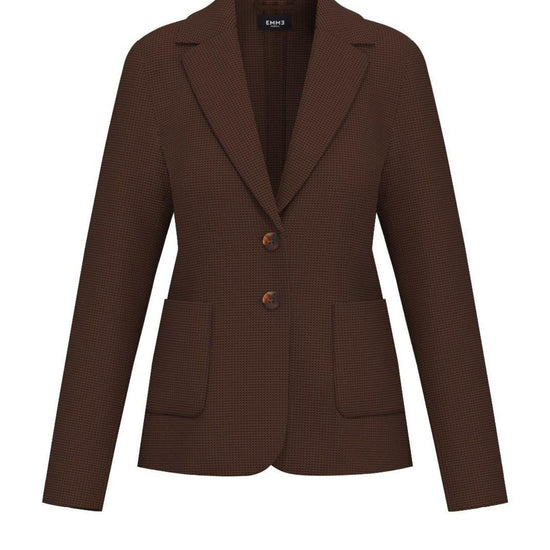 Emme Marella Giacca Donna Harley Marrone Testa Di Moro 2525046051200 002 EMME MARELLA 