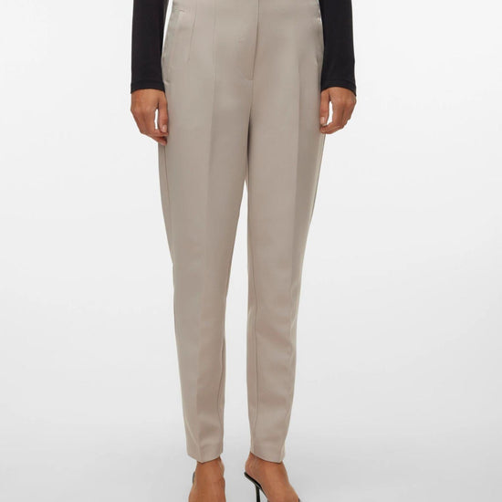 Vero Moda Pantaloni Donna Lina A Vita Alta Silver Cloud 10309140 Silver Cloud VERO MODA 
