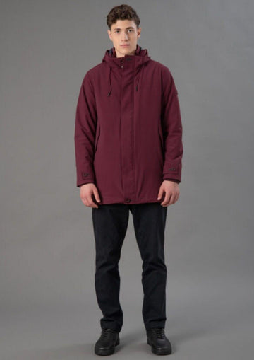 Rihunik Men's Winter Jacket Hugh Bordeaux