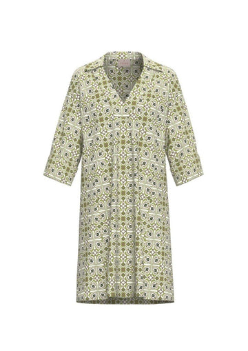 Emme Marella - Vestito Donna esedra Cammello Stampa Maiolica