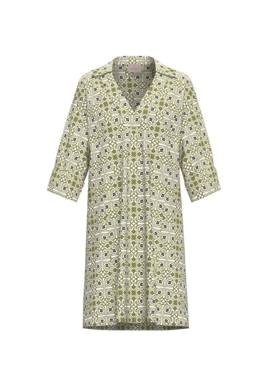 Emme Marella - Women's Esedra Dress Camel Majolica Print