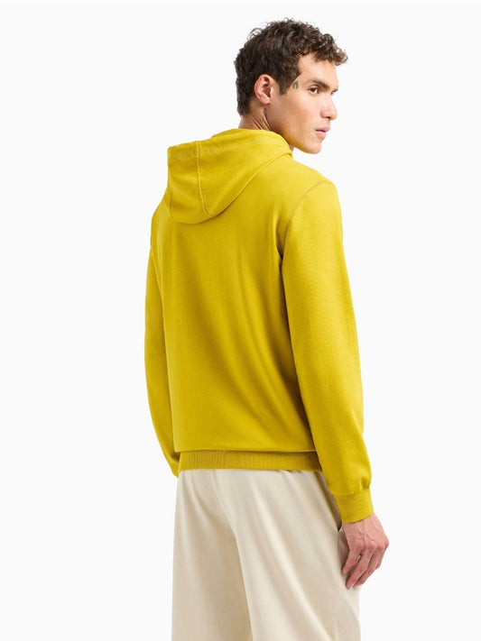 EA7 Emporio Armani Felpa con cappuccio Uomo Giallo